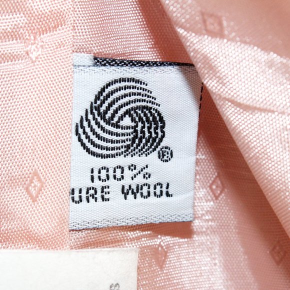 Talbots Vintage 80s Worsted Wool Blazer in Blush Pink - Picture 5 of 16